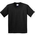 Schwarz - Front - Gildan Kinder T-Shirt (2 Stück-Packung)