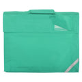 Smaragdfarben - Front - Quadra Jugend Büchertasche - 5 Liter (2 Stück-Packung)