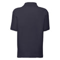 Dunkles Marineblau - Back - Fruit of the Loom Kinder Polo Shirt, Kurzarm (2 Stück-Packung)