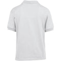 Weiß - Back - Gildan DryBlend Kinder Polo-Shirt (2 Stück-Packung)