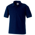 Marineblau - Front - Jerzees Schoolgear Kinder Pikee Polo Shirt (2 Stück-Packung)