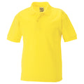 Gelb - Front - Jerzees Schoolgear Kinder Pikee Polo Shirt (2 Stück-Packung)