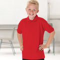 Hellrot - Back - Jerzees Schoolgear Kinder Pikee Polo Shirt (2 Stück-Packung)