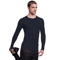 Marineblau - Side - Gamegear® Warmtex® Herren Thermo-Funktionsunterhemd - Thermo-Unterhemd, Langarm