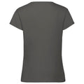 Hell Graphite - Back - Fruit Of The Loom Sofspun 2er-Pack Mädchen T-Shirt mit Kurzarm und Rundhalsausschnitt