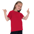 Rot - Back - Jerzees Schoolgear Klassisches einfärbiges T-Shirt für Kinder (2 Stück-Packung)