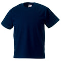 Marineblau - Front - Jerzees Schoolgear Klassisches einfärbiges T-Shirt für Kinder (2 Stück-Packung)