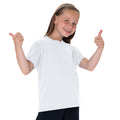 Weiß - Back - Jerzees Schoolgear Klassisches einfärbiges T-Shirt für Kinder (2 Stück-Packung)