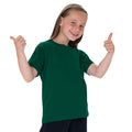Flaschengrün - Back - Jerzees Schoolgear Klassisches einfärbiges T-Shirt für Kinder (2 Stück-Packung)