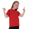 Hellrot - Back - Jerzees Schoolgear Klassisches einfärbiges T-Shirt für Kinder (2 Stück-Packung)