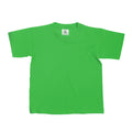Grün - Front - B&C Kinder T-Shirt, kurzarm (2 Stück-Packung)