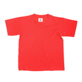 Rot - Front - B&C Kinder T-Shirt, kurzarm (2 Stück-Packung)