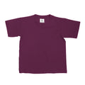 Burgunder - Front - B&C Kinder T-Shirt, kurzarm (2 Stück-Packung)