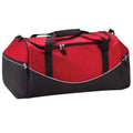 Rot-Schwarz-Weiß - Front - Quadra Teamwear Sporttasche, 55 l (2 Stück-Packung)