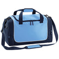 Himmelblau-Marineblau-Weiß - Front - Quadra Teamwear Locker Sporttasche, 30 l (2 Stück-Packung)