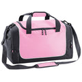 Pink-Graphit-Weiß - Front - Quadra Teamwear Locker Sporttasche, 30 l (2 Stück-Packung)