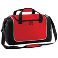 Rot-Schwarz-Weiß - Front - Quadra Teamwear Locker Sporttasche, 30 l (2 Stück-Packung)