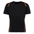 Schwarz-Fluoreszenz Orange - Front - Gamegear Herren Cooltex T-Shirt