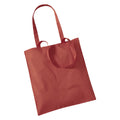 Rost-Orange - Front - Westford Mill Promo Einkaufstasche, 10 Liter (2 Stück-Packung)