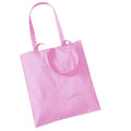 Pink - Front - Westford Mill Promo Einkaufstasche, 10 Liter (2 Stück-Packung)
