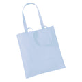 Pastel-Blau - Front - Westford Mill Promo Einkaufstasche, 10 Liter (2 Stück-Packung)