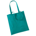 Smaragd - Front - Westford Mill Promo Einkaufstasche, 10 Liter (2 Stück-Packung)