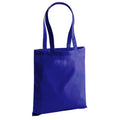 Marineblau - Front - Westford Mill EarthAware Bag For Life Shopper - Einkaufstasche, 10 Liter (2 Stück-Packung)