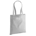 Hellgrau - Front - Westford Mill EarthAware Bag For Life Shopper - Einkaufstasche, 10 Liter (2 Stück-Packung)