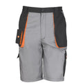 Schwarz-Grau-Orange - Front - Result Herren Work-Guard Lite Shorts