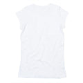 Weiß - Front - Mantis Damen T-Shirt Rollärmel