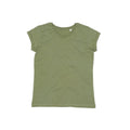 Olive - Front - Mantis Damen T-Shirt Rollärmel