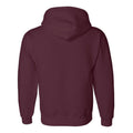 Rotbraun - Back - Gildan Heavyweight DryBlend Unisex Kapuzenpullover - Hoodie - Kapuzensweater
