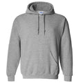 Grau - Front - Gildan Heavyweight DryBlend Unisex Kapuzenpullover - Hoodie - Kapuzensweater
