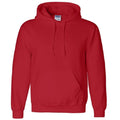 Rot - Front - Gildan Heavyweight DryBlend Unisex Kapuzenpullover - Hoodie - Kapuzensweater