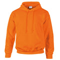 Sicherheitsorange - Front - Gildan Heavyweight DryBlend Unisex Kapuzenpullover - Hoodie - Kapuzensweater