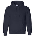 Marineblau - Front - Gildan Heavyweight DryBlend Unisex Kapuzenpullover - Hoodie - Kapuzensweater