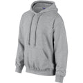 Grau - Side - Gildan Heavyweight DryBlend Unisex Kapuzenpullover - Hoodie - Kapuzensweater
