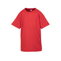 Rot - Front - Spiro Impact Kinder Junior Performance Aircool T-Shirt