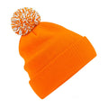 Orange-Weiß - Front - Beechfield - Mütze für Herren-Damen Unisex
