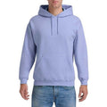 Violett - Side - Gildan Heavy Blend Unisex Kapuzenpullover - Hoodie - Kapuzensweater