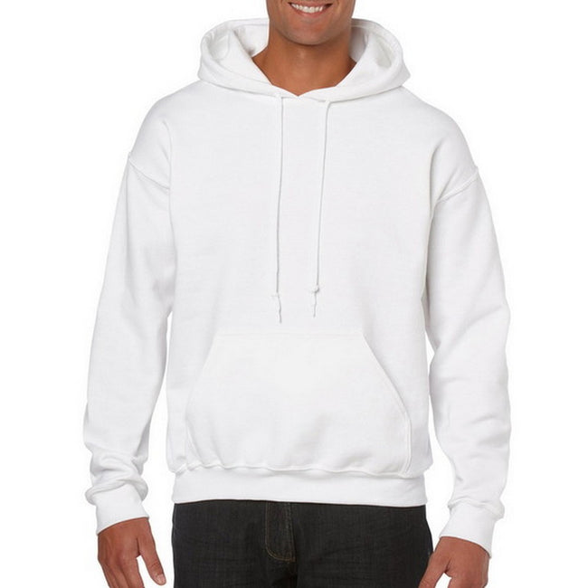 Weiß - Side - Gildan Heavy Blend Unisex Kapuzenpullover - Hoodie - Kapuzensweater