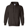 Dunkle Schokolade - Front - Gildan Heavy Blend Unisex Kapuzenpullover - Hoodie - Kapuzensweater