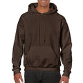 Dunkle Schokolade - Side - Gildan Heavy Blend Unisex Kapuzenpullover - Hoodie - Kapuzensweater