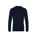 Marineblau - Front - B&C - Sweatshirt für Herren angesetzte Ärmel
