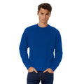Königsblau - Back - B&C - Sweatshirt für Herren angesetzte Ärmel