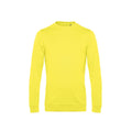 Kräftiges Gelb - Front - B&C - Sweatshirt für Herren angesetzte Ärmel