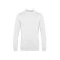 Weiß - Front - B&C - Sweatshirt für Herren angesetzte Ärmel