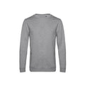 Grau meliert - Front - B&C - Sweatshirt für Herren angesetzte Ärmel
