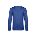 Königsblau meliert - Front - B&C - Sweatshirt für Herren angesetzte Ärmel