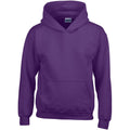 Violett - Front - Gildan Kinder Sweatshirt mit Kapuze